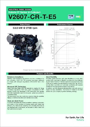 Motoren Kubota V2607-CR-T-E5