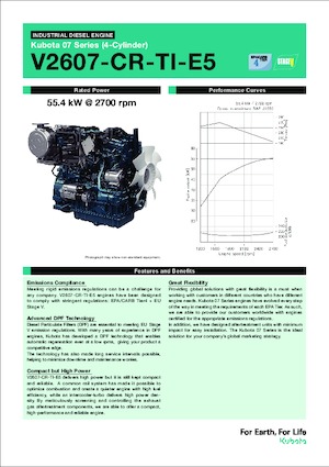 Motoren Kubota V2607-CR-TI-E5