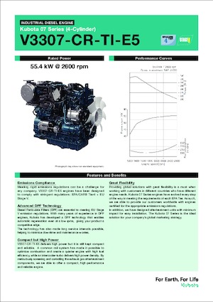Motoren Kubota V3307-CR-TI-E5