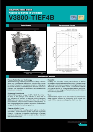 Motoren Kubota V3800-TIEF4B