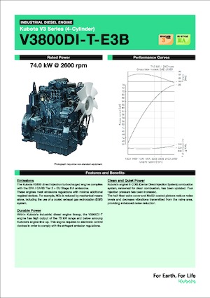 Motoren Kubota V3800DI-T-E3B
