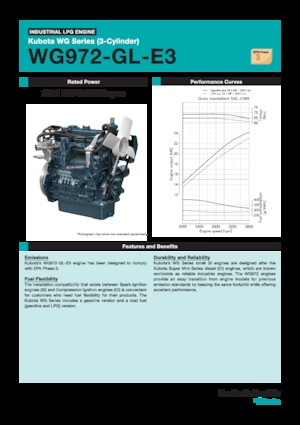 Motoren Kubota WG972-GL-E3