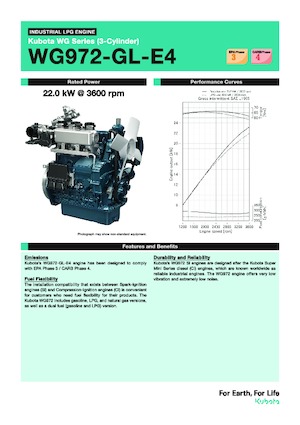 Motoren Kubota WG972-GL-E4
