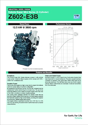 Motoren Kubota Z602-E3B
