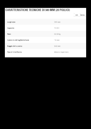 Baggerschaufel Caterpillar 500 MM