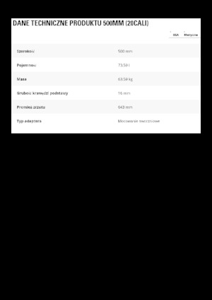 Baggerschaufel Caterpillar 500 MM