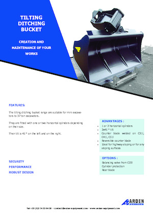 Baggerschaufel Arden C31I20