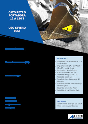 Baggerschaufel Arden R30S31