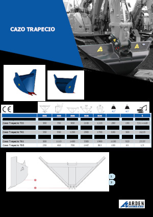 Baggerschaufel Arden T25G45