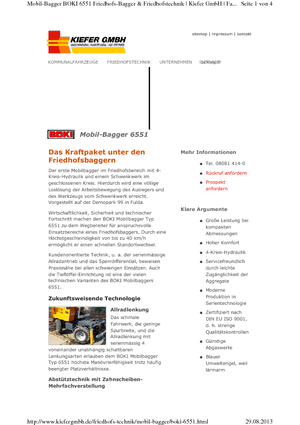 Friedhofsbagger Boki Boki 6551