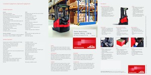 Explosionsgeschützte Schubmaststapler Elektro Linde R14X High