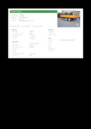 Pritsche Anhänger Reisch RUTDK-105.LOF