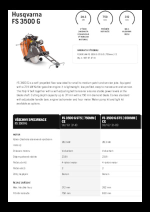 Fugenschneider Husqvarna FS 3500 G