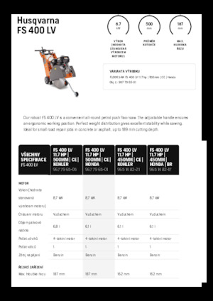 Fugenschneider Husqvarna FS 400 LV