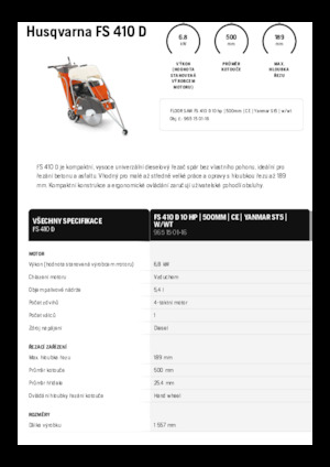 Fugenschneider Husqvarna FS 410 D