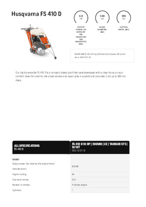 Fugenschneider Husqvarna FS 410 D