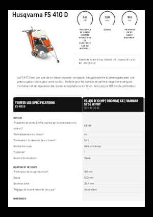 Fugenschneider Husqvarna FS 410 D