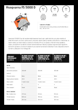 Fugenschneider Husqvarna FS 5000 D
