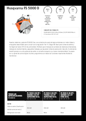 Fugenschneider Husqvarna FS 5000 D