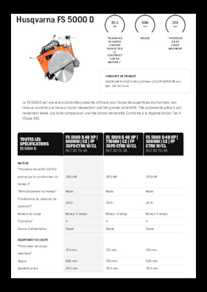 Fugenschneider Husqvarna FS 5000 D