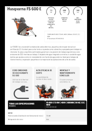 Fugenschneider Husqvarna FS 600 E