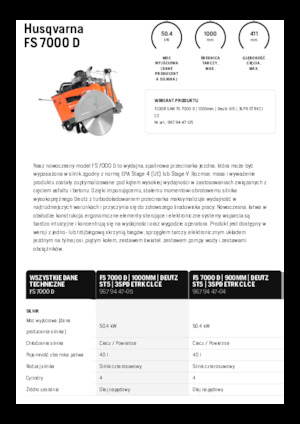 Fugenschneider Husqvarna FS 7000 D
