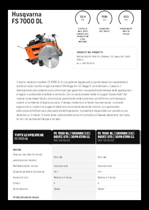 Fugenschneider Husqvarna FS 7000 DL