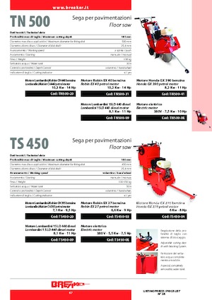 Fugenschneider Breaker TS 450-0 E