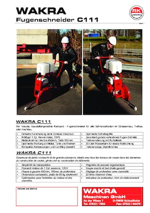 Fugenschneider WAKRA C 111