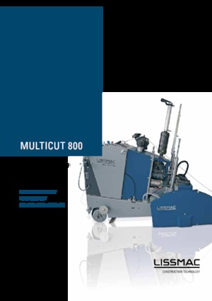 Fugenschneider Lissmac Multicut 800 GH