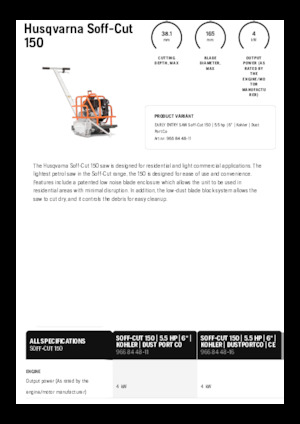 Fugenschneider Husqvarna Soff-Cut® 150