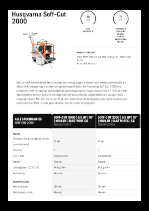 Fugenschneider Husqvarna Soff-Cut® 2000