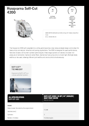 Fugenschneider Husqvarna Soff-Cut® 4200