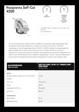 Fugenschneider Husqvarna Soff-Cut® 4200