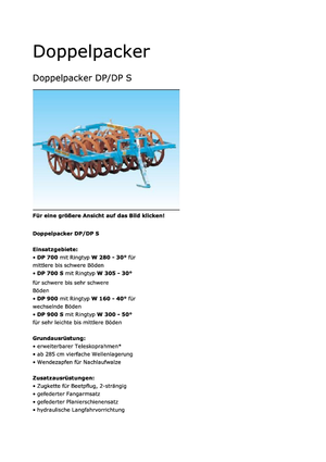 Packer Tigges DP 700 I-130 S