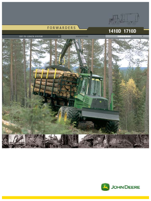 Tragschlepper John Deere 1410 D