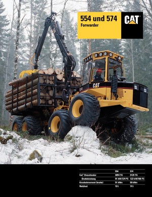 Tragschlepper Caterpillar 554