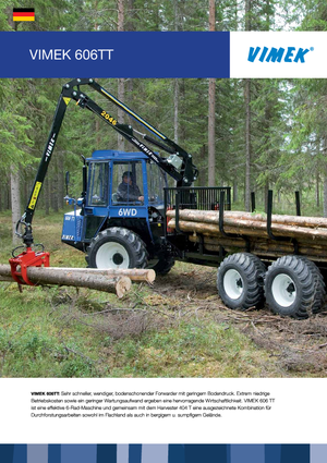 Tragschlepper Vimek 606 TT