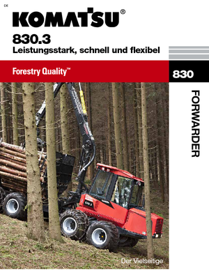 Tragschlepper Komatsu 830.3