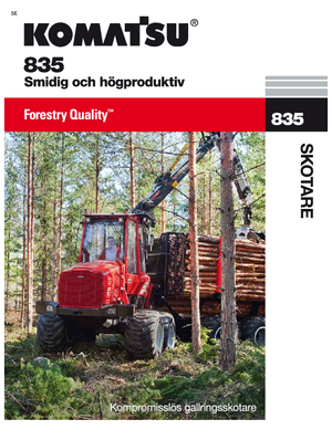 Tragschlepper Komatsu 835