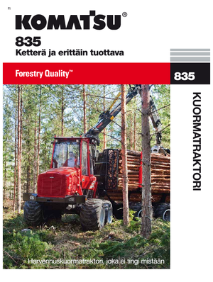 Tragschlepper Komatsu 835