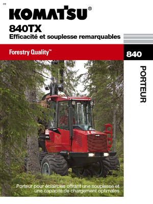 Tragschlepper Komatsu 840 TX