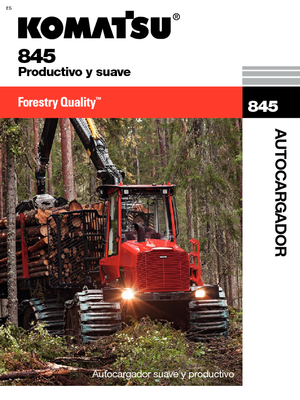 Tragschlepper Komatsu 845