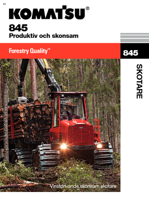 Tragschlepper Komatsu 845