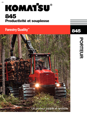 Tragschlepper Komatsu 845