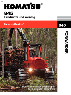 Tragschlepper Komatsu 845