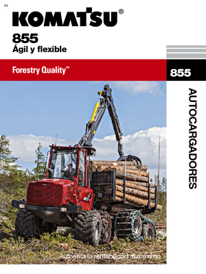 Tragschlepper Komatsu 855 6WD