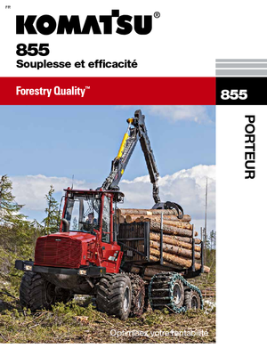 Tragschlepper Komatsu 855 6WD