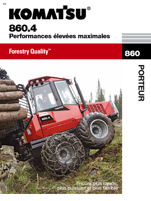 Tragschlepper Komatsu 860.4