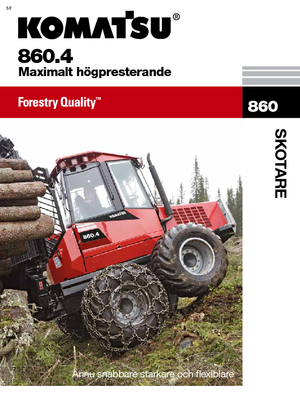 Tragschlepper Komatsu 860.4